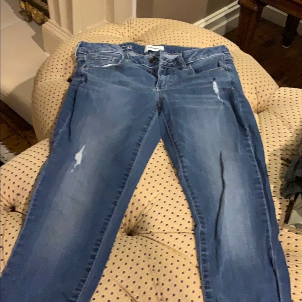 Skinny ankle cut jeans